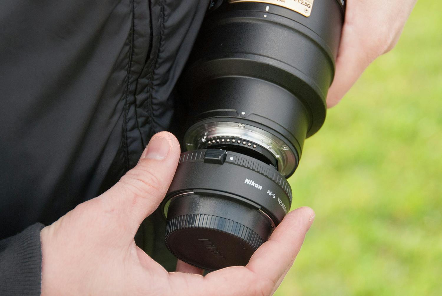 Telekonverter med objektiv